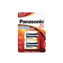 Panasonic 9 Volt Alkaline  Twin Pack