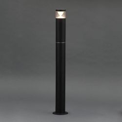 4W Led Adjustable Height Post Black