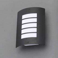Sigma Slat Panel Lantern Black