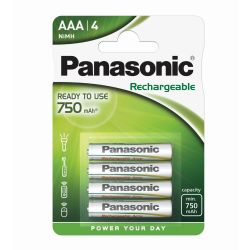 Panasonic AAA Rechargeable Battery - 4 Pack