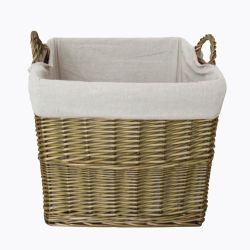 Log Basket Honey Large