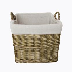 Log Basket Honey Medium