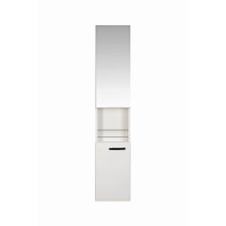 Nepo Tall Wall Cabinet White