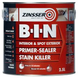 Zinsser B-I-N Primer Sealer 2.5Ltr