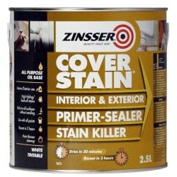 Zinsser Cover Stain Primer Sealer 2.5Ltr