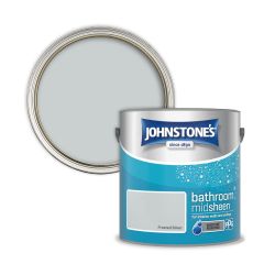 Johnstone's Bathroom Paint Frosted Silver 2.5 Litre