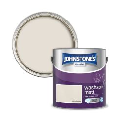 Johnstone's Washable Paint Ivory Spray 2.5 Litre