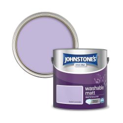 Johnstone's Washable Paint Sweet Lavender 2.5 Litre