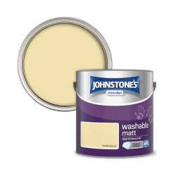 Johnstone's Washable Paint Vanilla Burst 2.5 Litre
