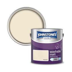 Johnstone's Washable Paint Magnolia 2.5 Litre