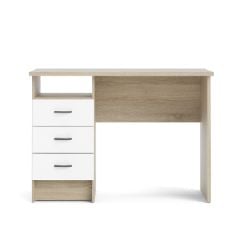 Zoe Desk  Oak & White