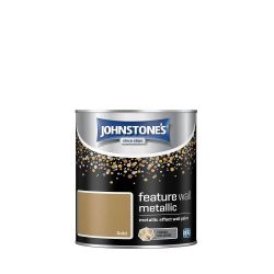 Johnstone's 1.25 Litre Feature Wall Metallic - Gold