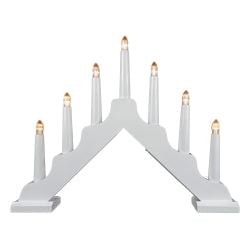 White Candlebridge With Warm White Lights