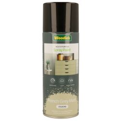 Woodies 400ml Matt French Grey Spray