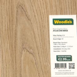 Tester 8mm Express Floor Atlas Oak Beige