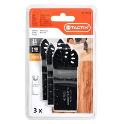 Tactix Multi Saw Blade 32X39Mm Hcs 3Pc