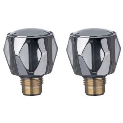 Pro Plumb Pair Of Crown Tap Heads & Spindles Only