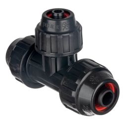 Pro Plumb 3/4X1/2 Poly Gripmac Reduced Branch Tee Connector