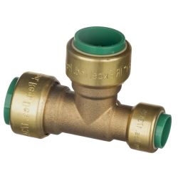 Pro Plumb 3/4" X 1/2" X 3/4" Pushtite Unequal Tee