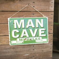 Man Cave Garden Sign