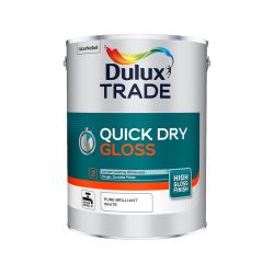Dulux Trade Quick Dry Gloss Pure Brilliant White 5L