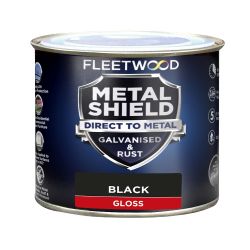 Fleetwood 250ml Metal Shield Gloss Black