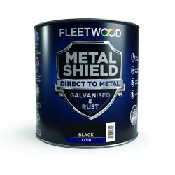 Fleetwood 1Ltr Metal Shield Satin Black