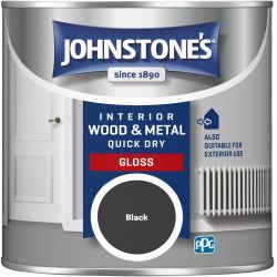 Johnstone's 0.25L Quick Dry Gloss Black
