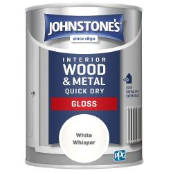 Johnstone's 0.75L Quick Dry Gloss White Whisper