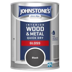 Johnstone's 0.75L Quick Dry Gloss Black