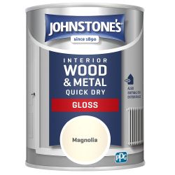 Johnstone's 0.75L Quick Dry Gloss Magnolia