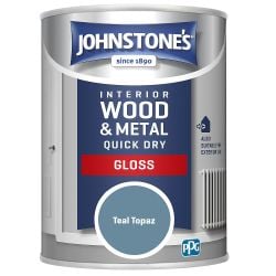 Johnstone's 0.75L Quick Dry Gloss Teal Topaz