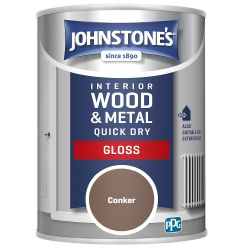 Johnstone's 0.75L Quick Dry Gloss Conker