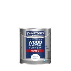 Johnstone's 1.25L Quick Dry Gloss Brilliant White