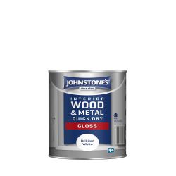 Johnstone's 1.25L Quick Dry Gloss Brilliant White