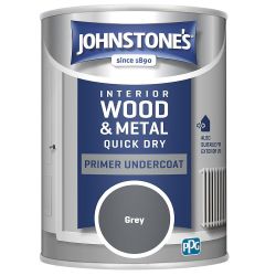 Johnstone's 0.75L Quick Dry Primer Undercoat Grey