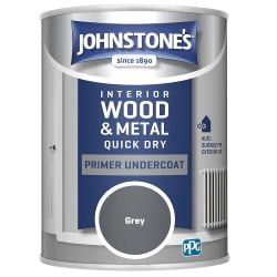 Johnstone's 0.75L Quick Dry Primer Undercoat Grey