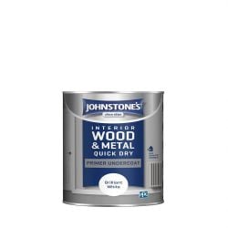 Johnstone's 1.25L Quick Dry Primer Undercoat Brilliant White
