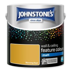 Johnstone's 2.5Ltr Feature Wall Matt Warming Rays