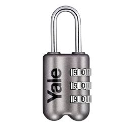 Yale 30mm Combination Padlock - Grey