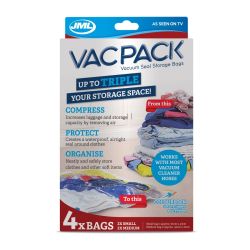 JML Vac Pac Replacement Bags Small X 2 + Medium + 2