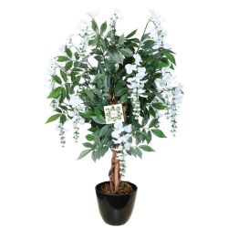 Nearly Natural Wisteria Tree Cream 4Ft