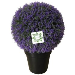 Nearly Natural Lavender Potted Topiary Ball Dia. 36X51Cm