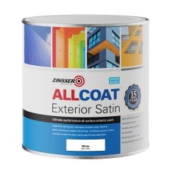 Zinsser Allcoat Exterior Satin 1L White