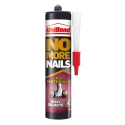 UniBond No More Nails Heavy Objects All Materials Grab Adhesive Cartridge 440g