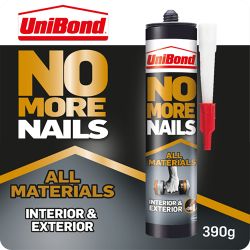 UniBond No More Nails Interior & Exterior All Materials Grab Adhesive Cartridge 290g