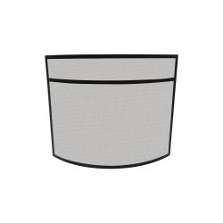 Bow Firescreen Black