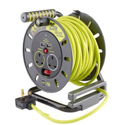 Pro Xt 2 Socket 25M 13A Medium Open Reel And Usb