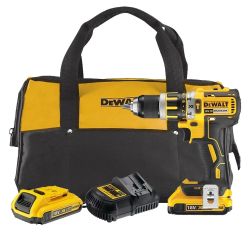 Dewalt 18V Combi Kit 2X 2Ah Batteries & Softbag