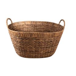 Oval Reed Basket L